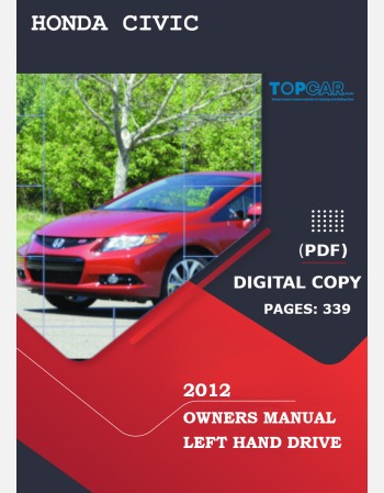 2012 honda civic owners manual